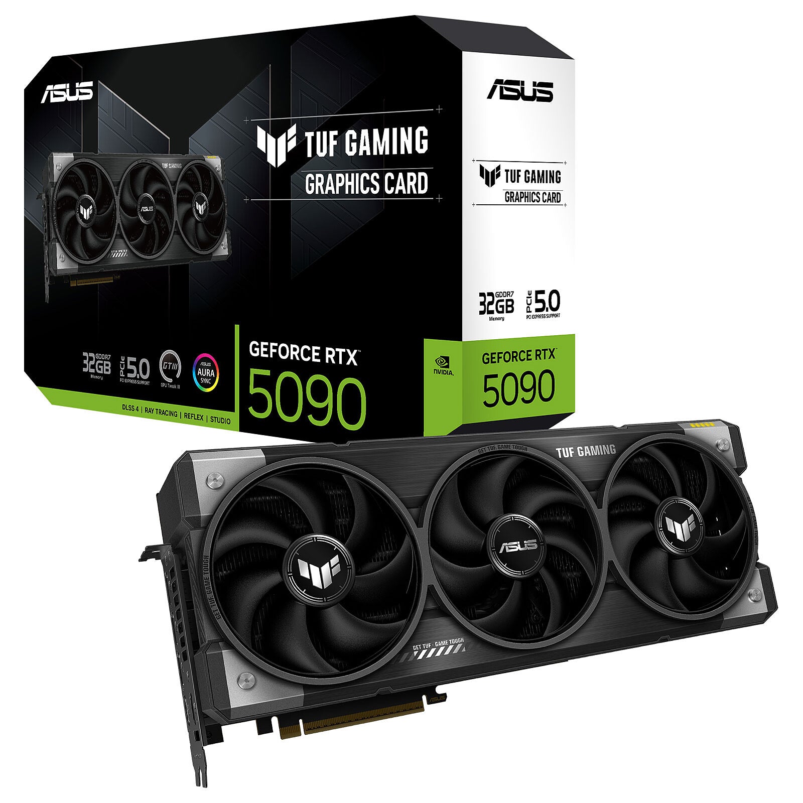 Tarjeta de Video ASUS TUF GAMING GeForce RTX 5090 OC Edition 32GB