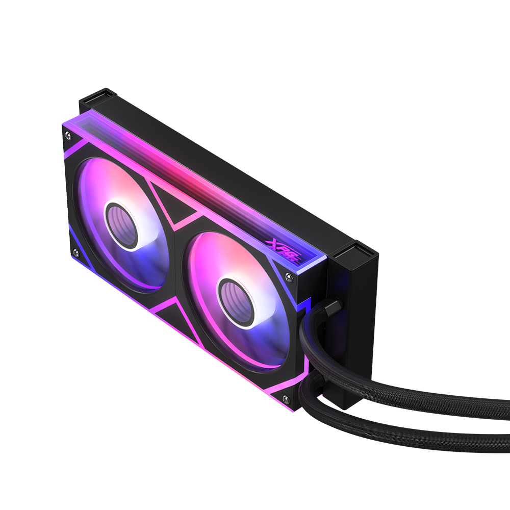 Enfriamiento Liquido Adata XPG Levante II PMW, 2x 120mm, hasta 2000RPM, Negro