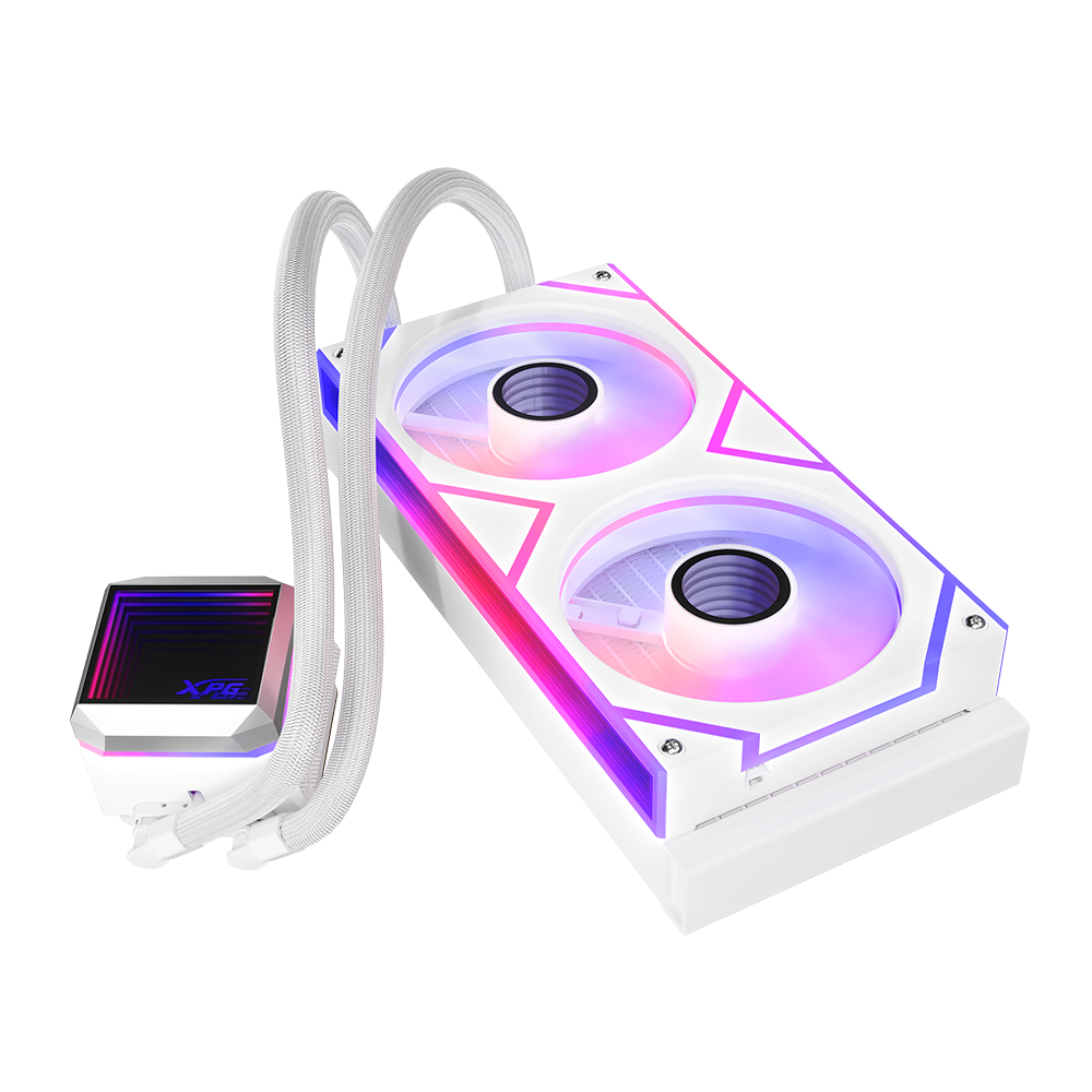 Enfriamiento Liquido XPG Levante II PMW, 2x 120mm, hasta 2000RPM, Blanco.