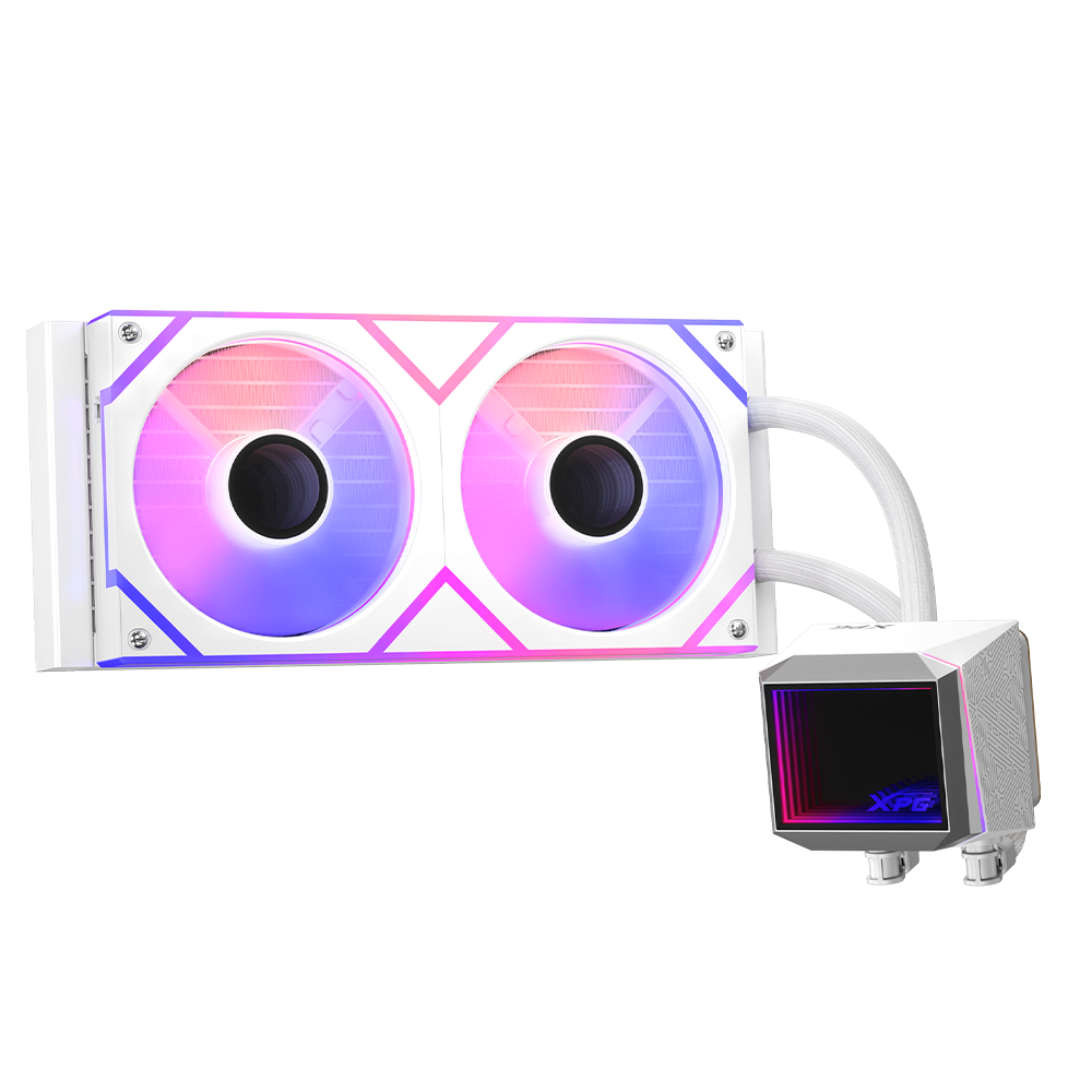 Enfriamiento Liquido XPG Levante II PMW, 2x 120mm, hasta 2000RPM, Blanco.