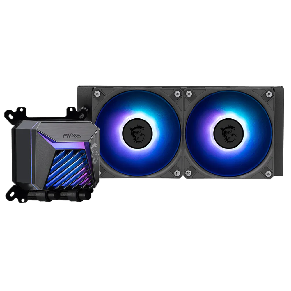 Enfriamiento Líquido MSI Coreliquid A15 240 (2x120mm), hasta 2200RPM, Negro