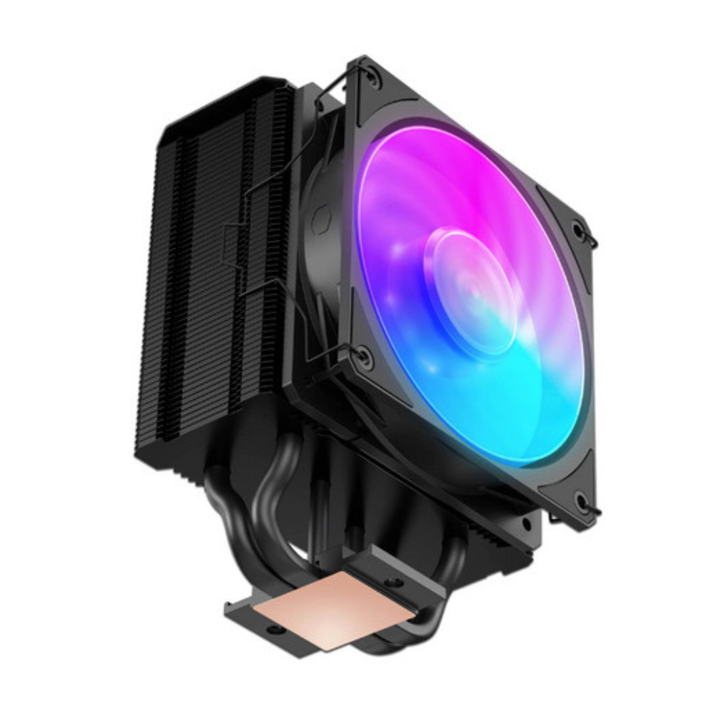 Disipador Cooler Master Hyper 212 3Dhp, RGB, Negro.