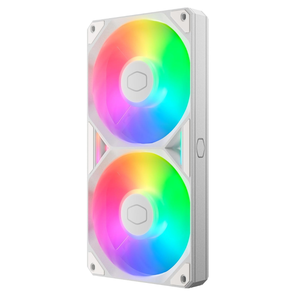 Kit de Ventiladores Cooler Master | Sickleflow Edge 240 | ARGB White Edition