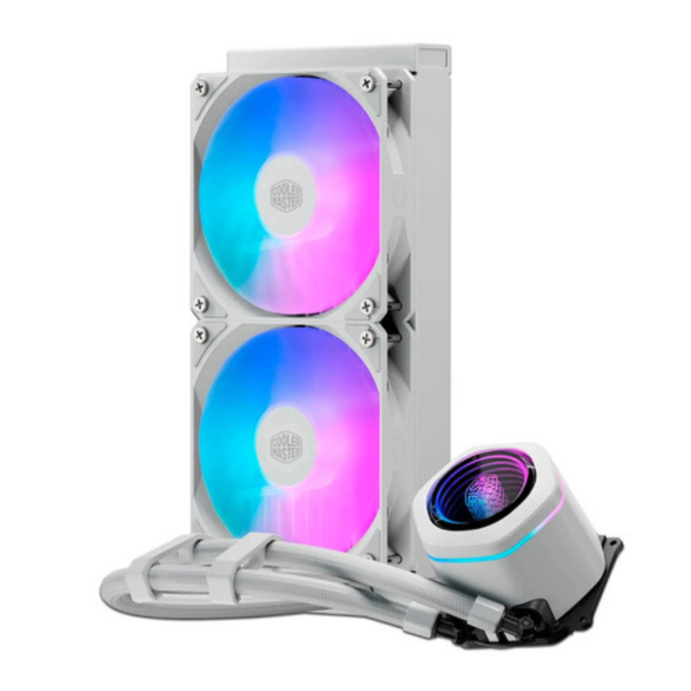Sistema de Enfriamiento Liquido Master Masterliquid Core Nex 240Mm, RGB, Blanco.