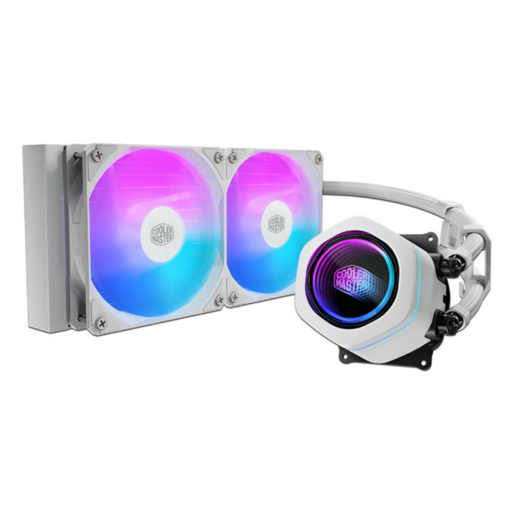 Sistema de Enfriamiento Liquido Master Masterliquid Core Nex 240Mm, RGB, Blanco.