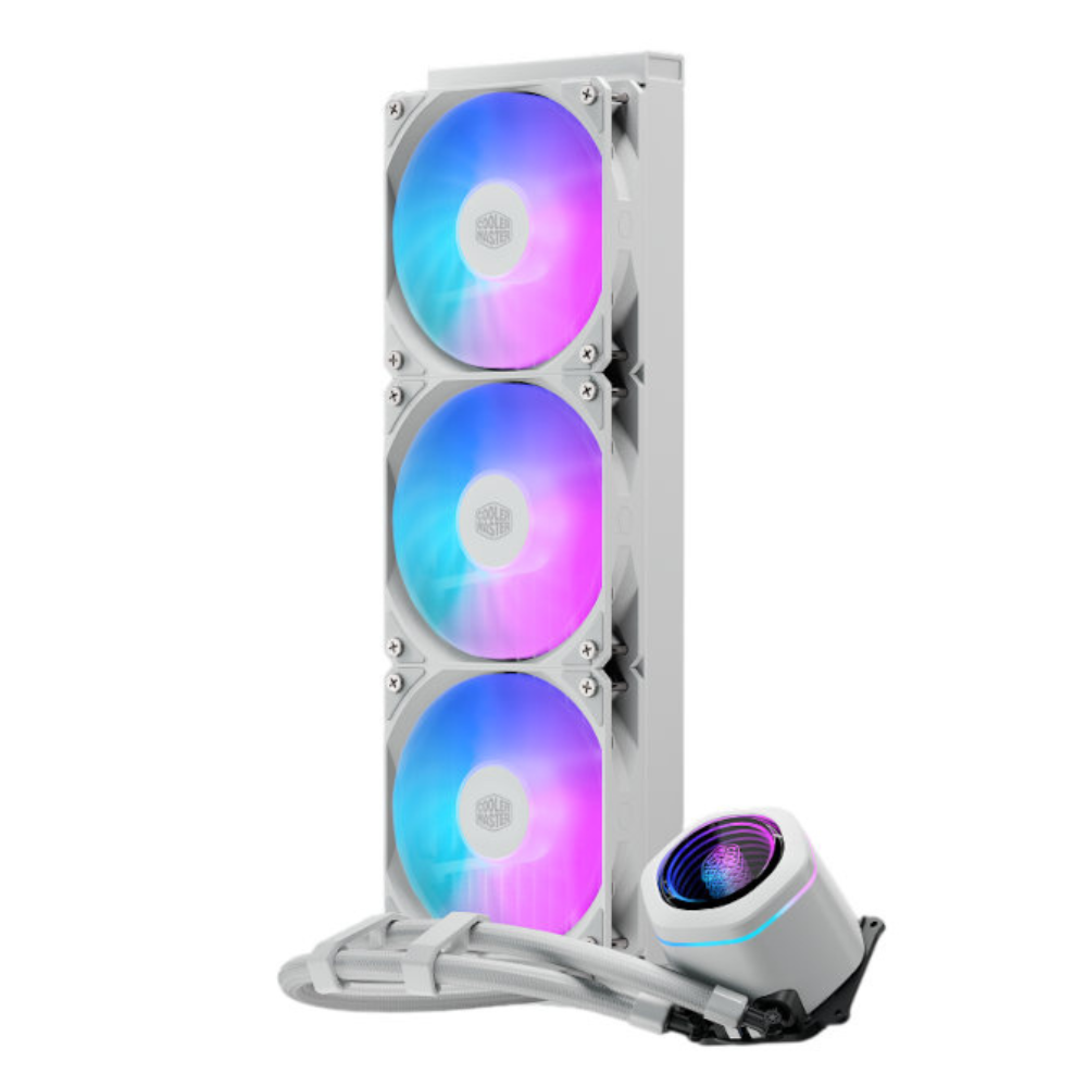 Enfriamiento Liquido Cooler Master MasterLiquid Core Nex 360, 3x120mm, hasta 1750RPM, Blanco