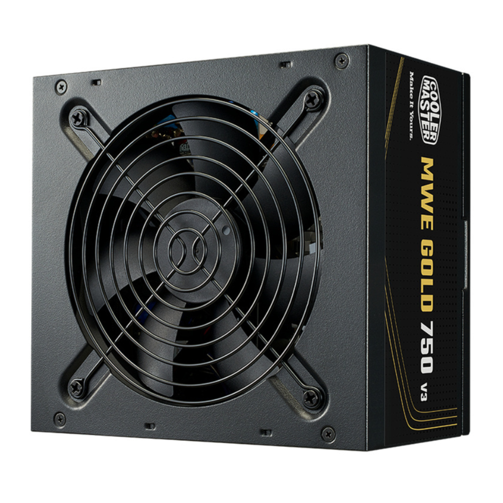 Fuente de Poder Cooler Master MWE GOLD 750W, 80 PLUS Gold, ATX.