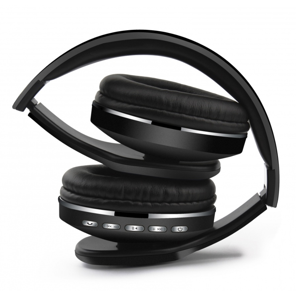 Naceb Audífonos con Micrófono Cetus, Bluetooth, Inalámbrico, Negro.
