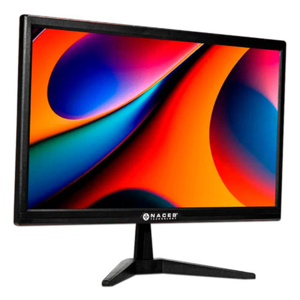 Monitor Led 21.5" Naceb, 1920X1080 Full HD, 60hz, Panel VA, HDMI+VGA, Negro.