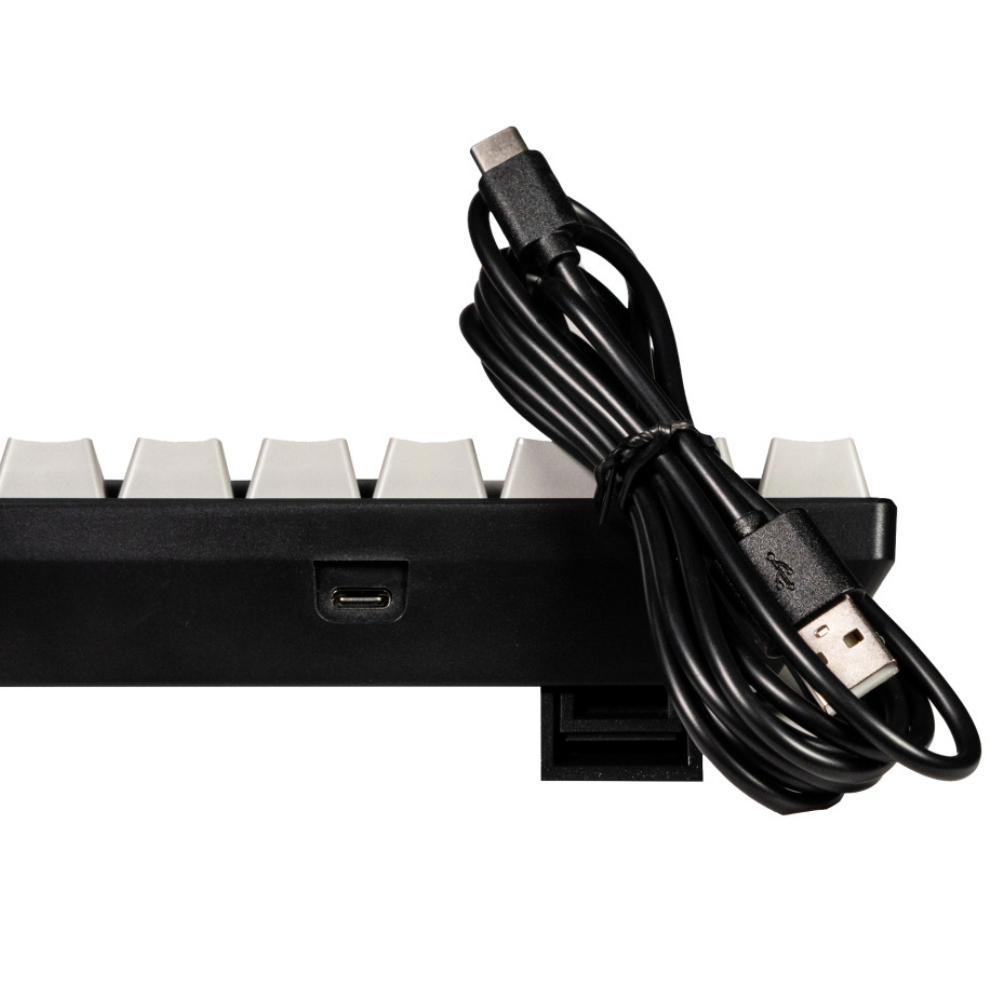 Teclado Naceb Viper LED RGB 60%, Teclado Mecánico, Alámbrico, Negro, Español.