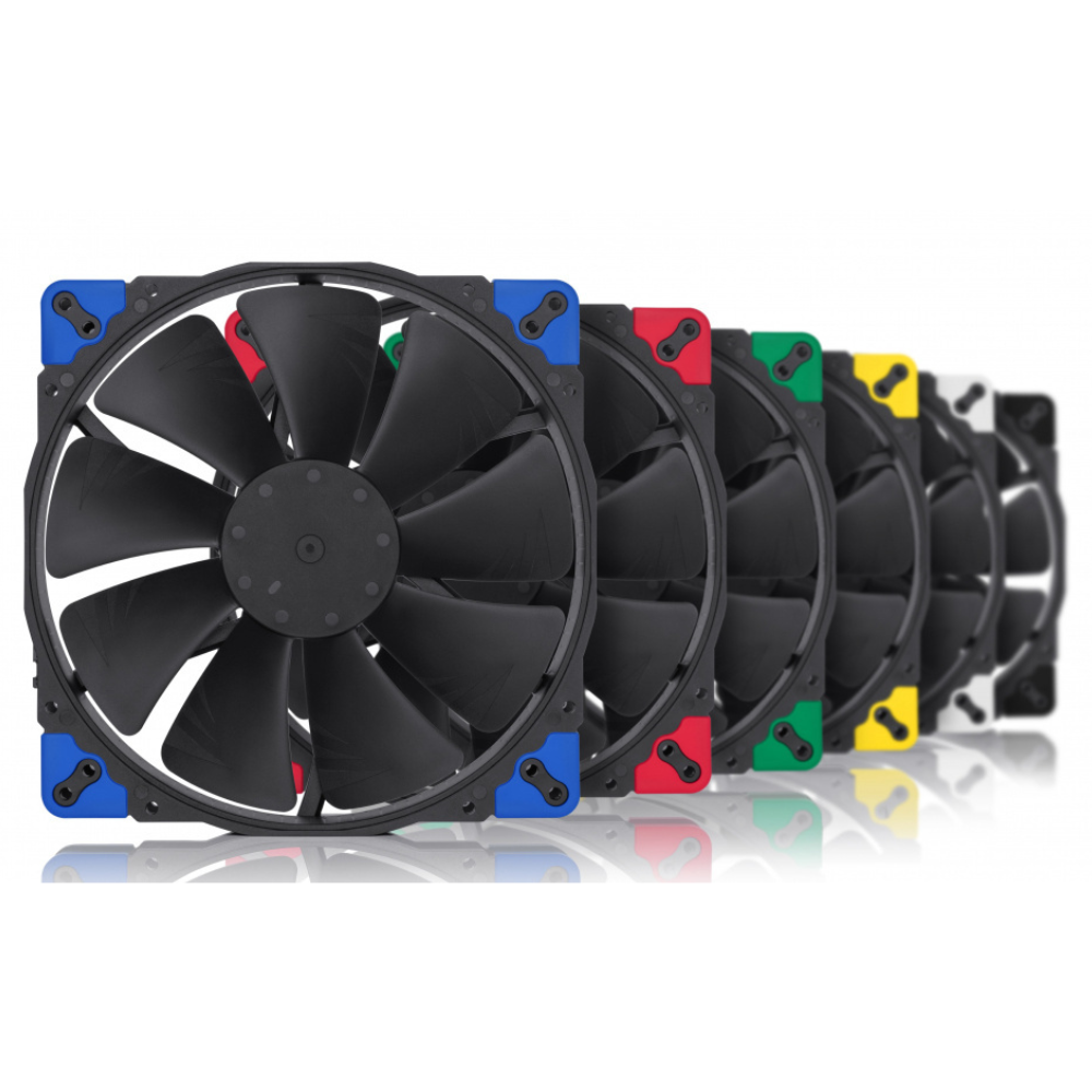 Ventilador Noctua NF- A20 PWM CH.BK.S, 200mm, 800RPM, Negro