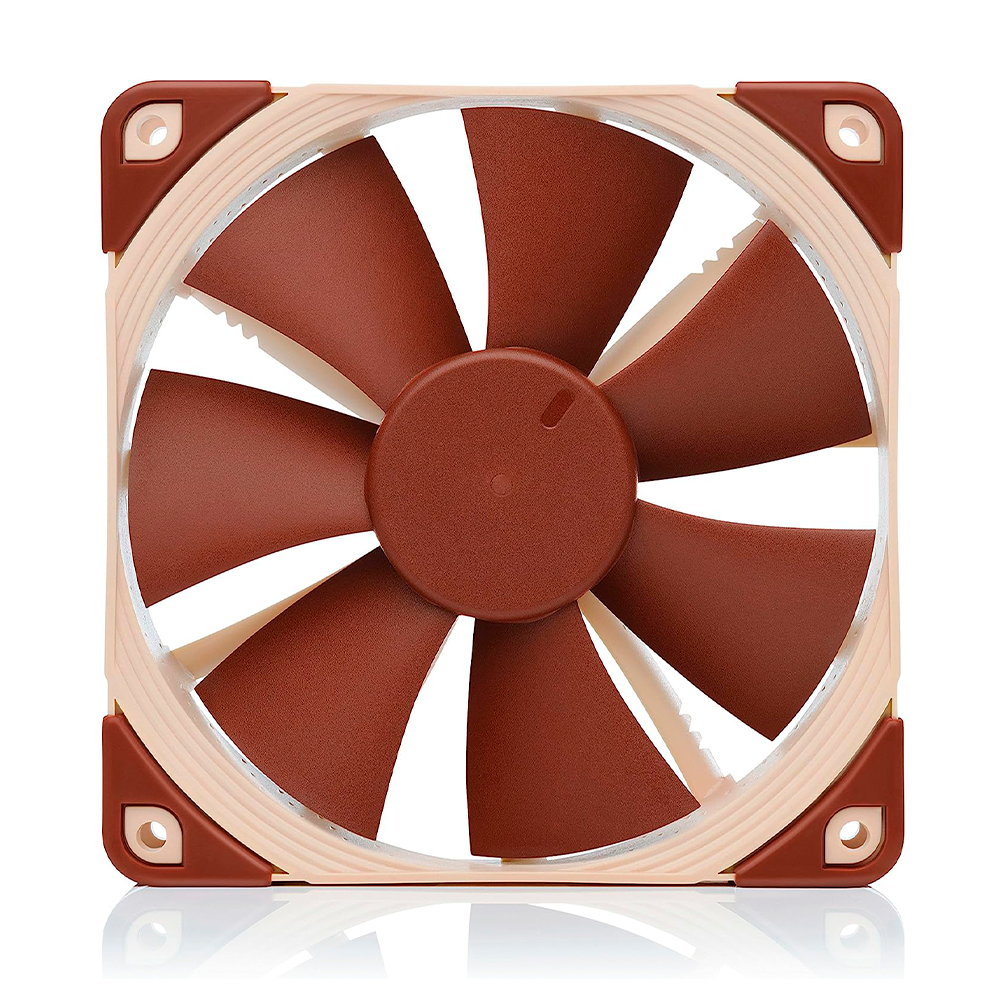 Ventilador Noctua NF-F12 PWM, 120mm, Marron