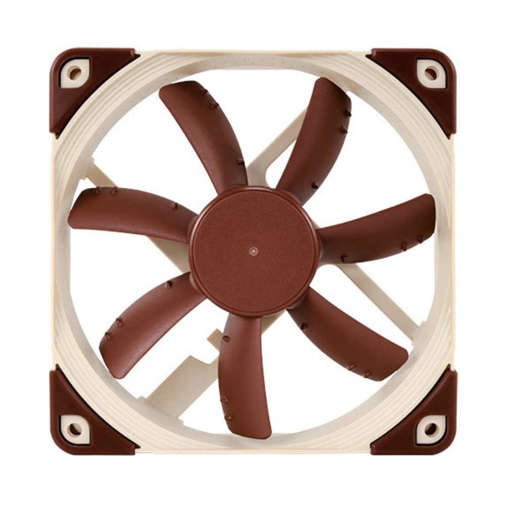 Ventilador Noctua NF-S12A PWM, 120mm, 1200RPM, Café