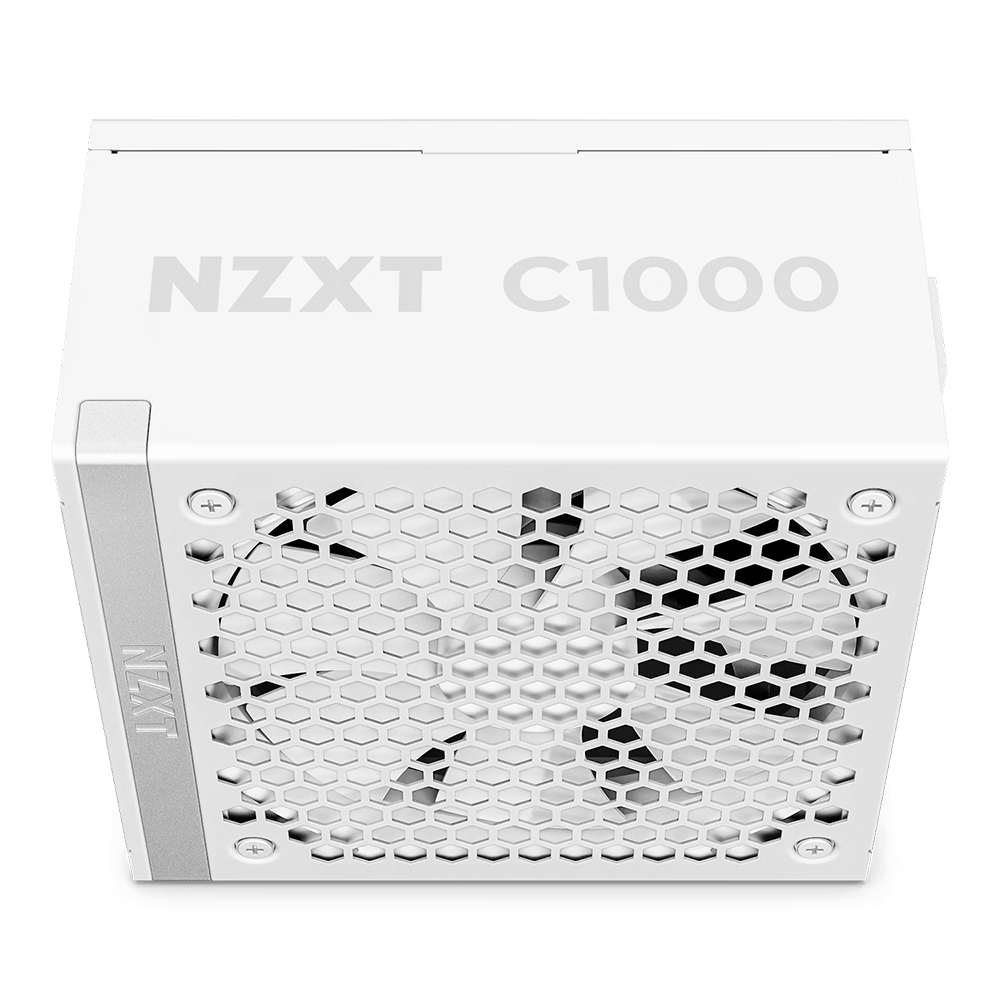 Fuente De Poder NZXT 1000W, 80 Plus Gold, Blanco.