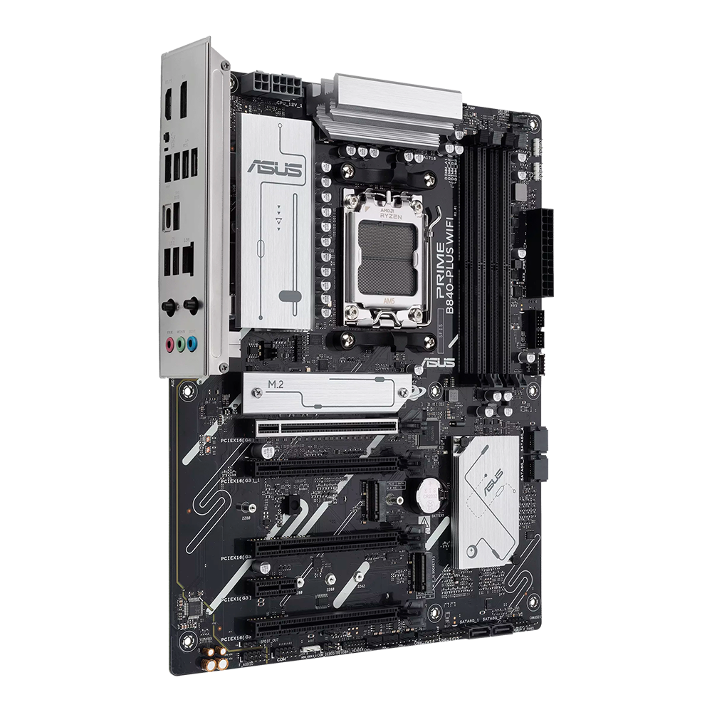 Tarjeta Madre Asus Prime B840-Plus Wifi, Socket Am5, DDR5, ATX.