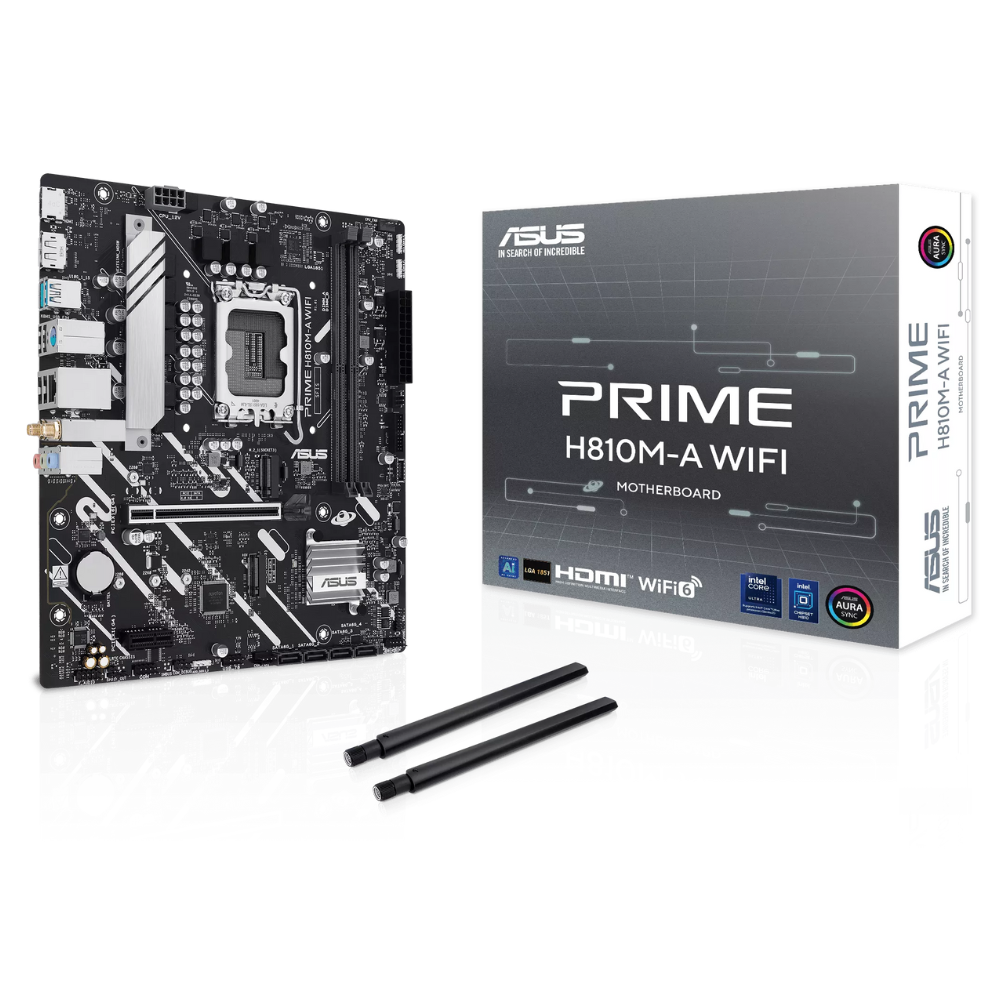 Tarjeta Madre ASUS Prime H810M-A WIFI | Socket 1851, DDR5 | Micro ATX