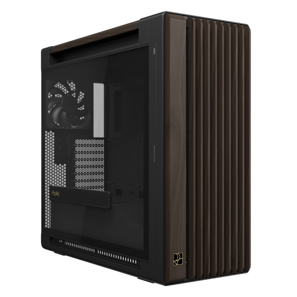 Gabinete Asus Proart Pa602 Walnut Wood Tg Pwm Modern, Negro