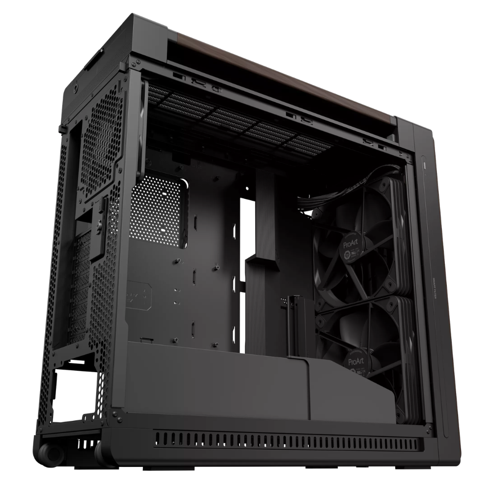Gabinete Asus Proart Pa602 Walnut Wood Tg Pwm Modern, Negro