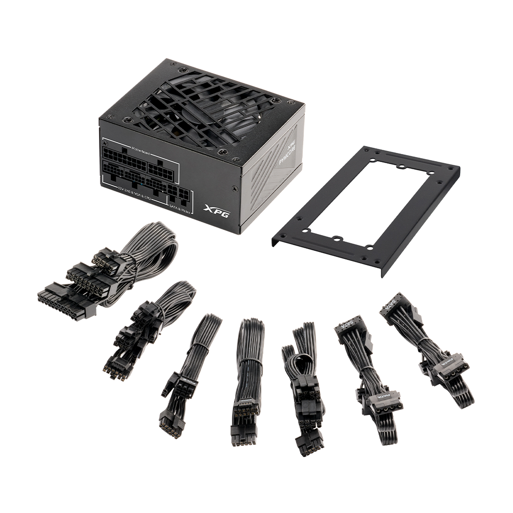 Fuente De Poder XPG Pymcore Sfx, 750W, 80 Plus Gold, Negro.