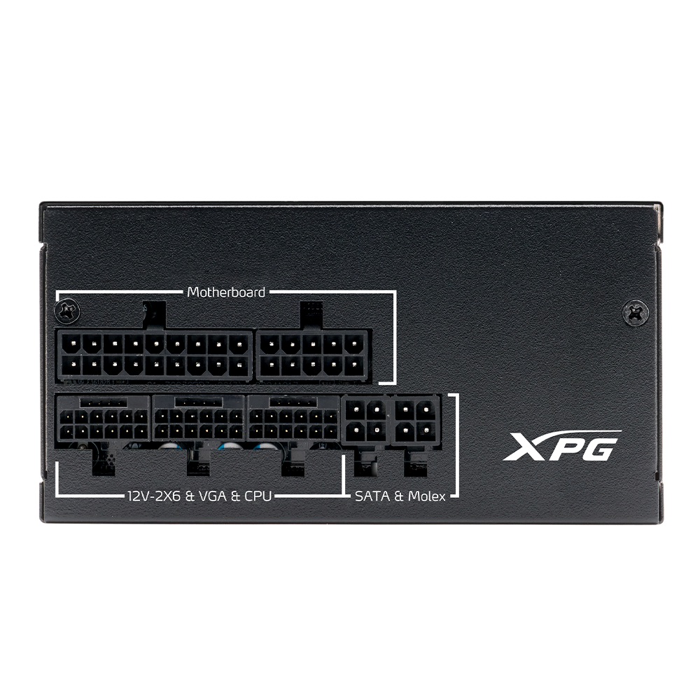 Fuente De Poder XPG PYMCORE SFX, 850W, 80 Plus Gold, Negro.