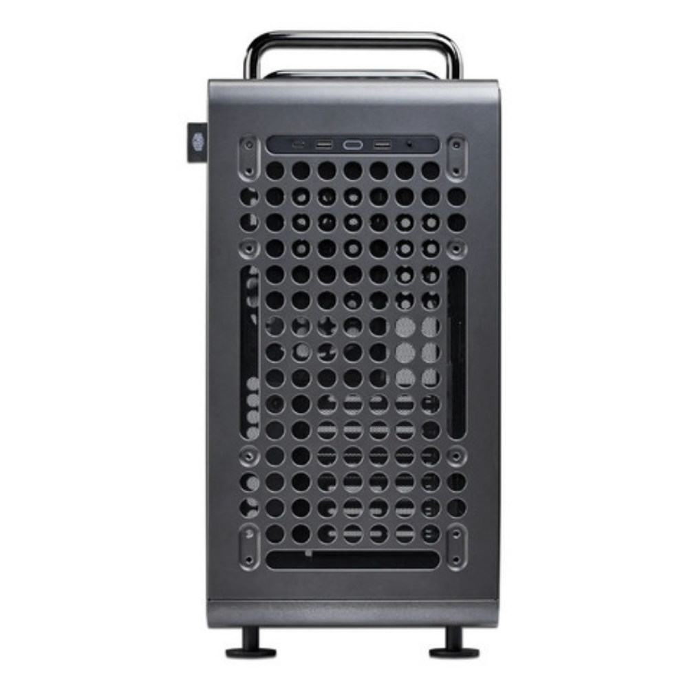 Gabinete Cooler Master Qube 540 Stardust Iron, Media Torre, ITX-E-ATX, Gris.
