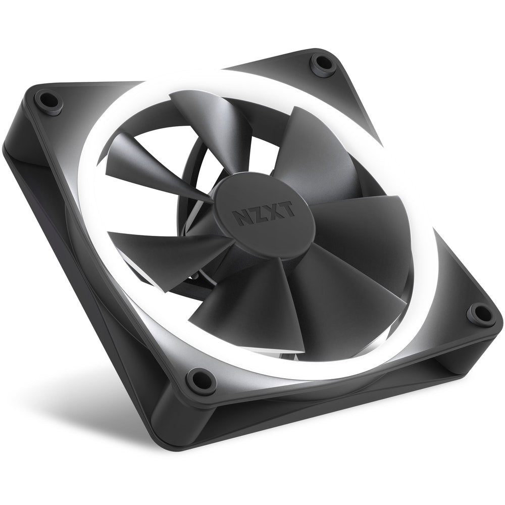 Ventilador NZXT F120 RGB, 120Mm, 1800RPM, Negro.