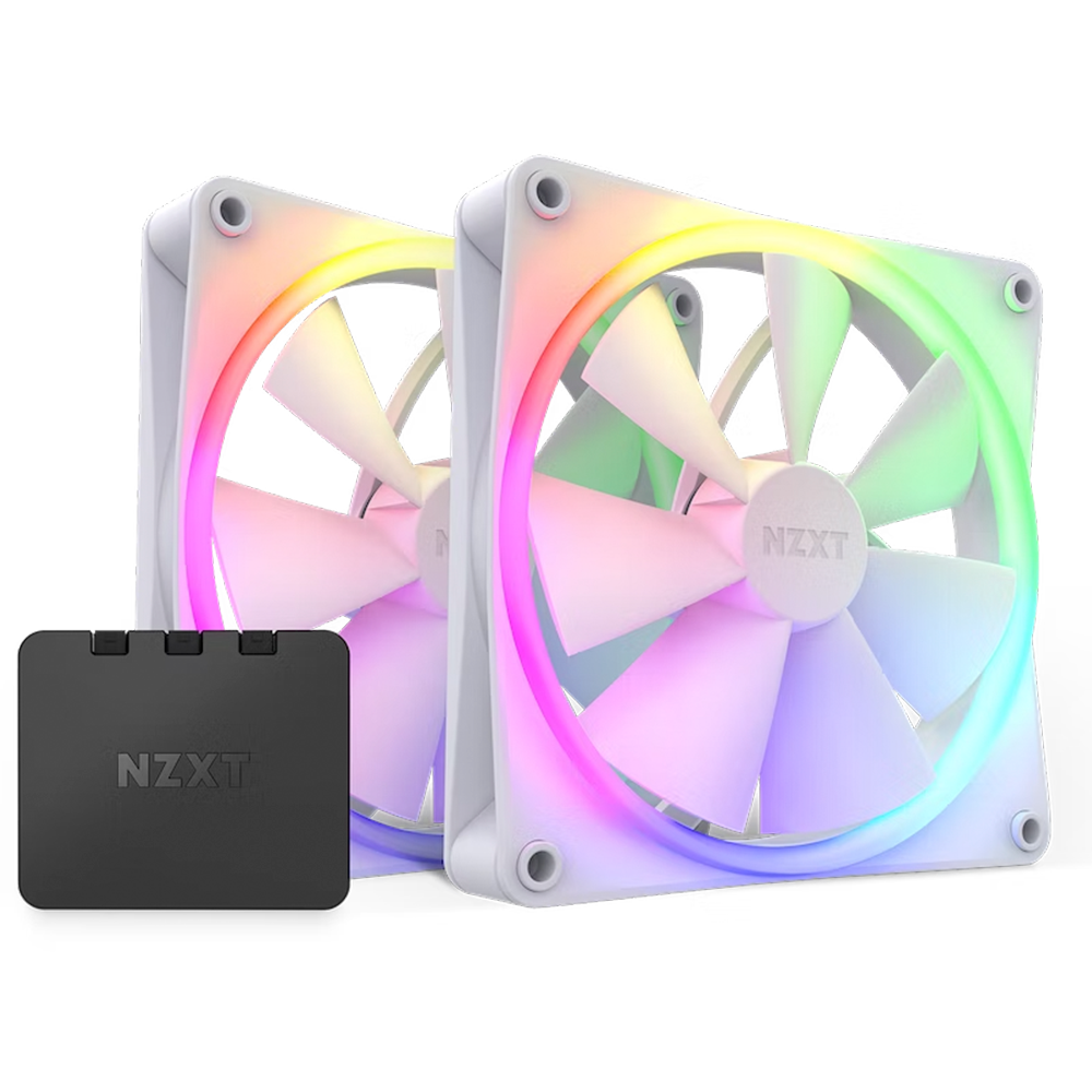 Kit de 2 Ventiladores NZXT F140 140mm Blanco RGB
