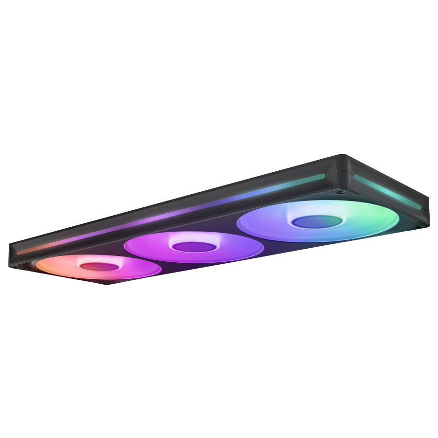Kit de 3 Ventiladores NZXT F420 Unibody RGB 420mm Black