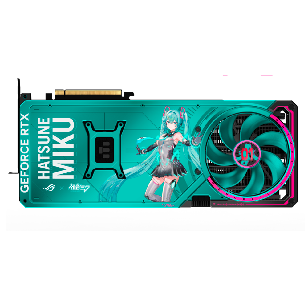 Tarjeta De Video ASUS NVIDIA GeForce RTX5080 ROG Astral Hatsune Miku Edition | 16GB GDDR7