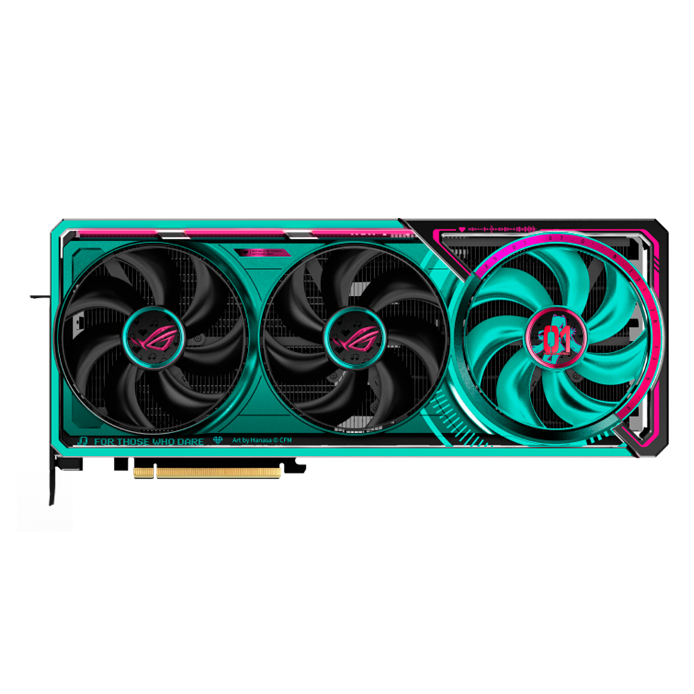 Tarjeta De Video ASUS NVIDIA GeForce RTX5080 ROG Astral Hatsune Miku Edition | 16GB GDDR7