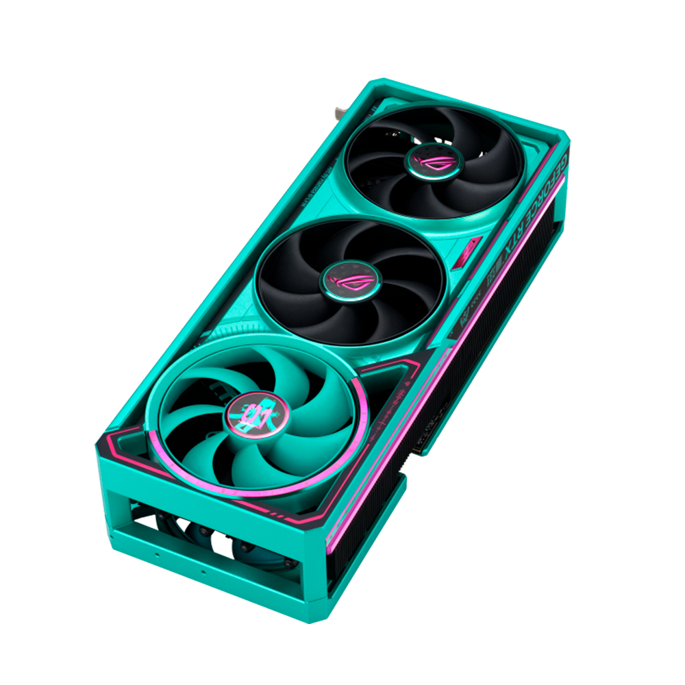 Tarjeta De Video ASUS NVIDIA GeForce RTX5080 ROG Astral Hatsune Miku Edition | 16GB GDDR7