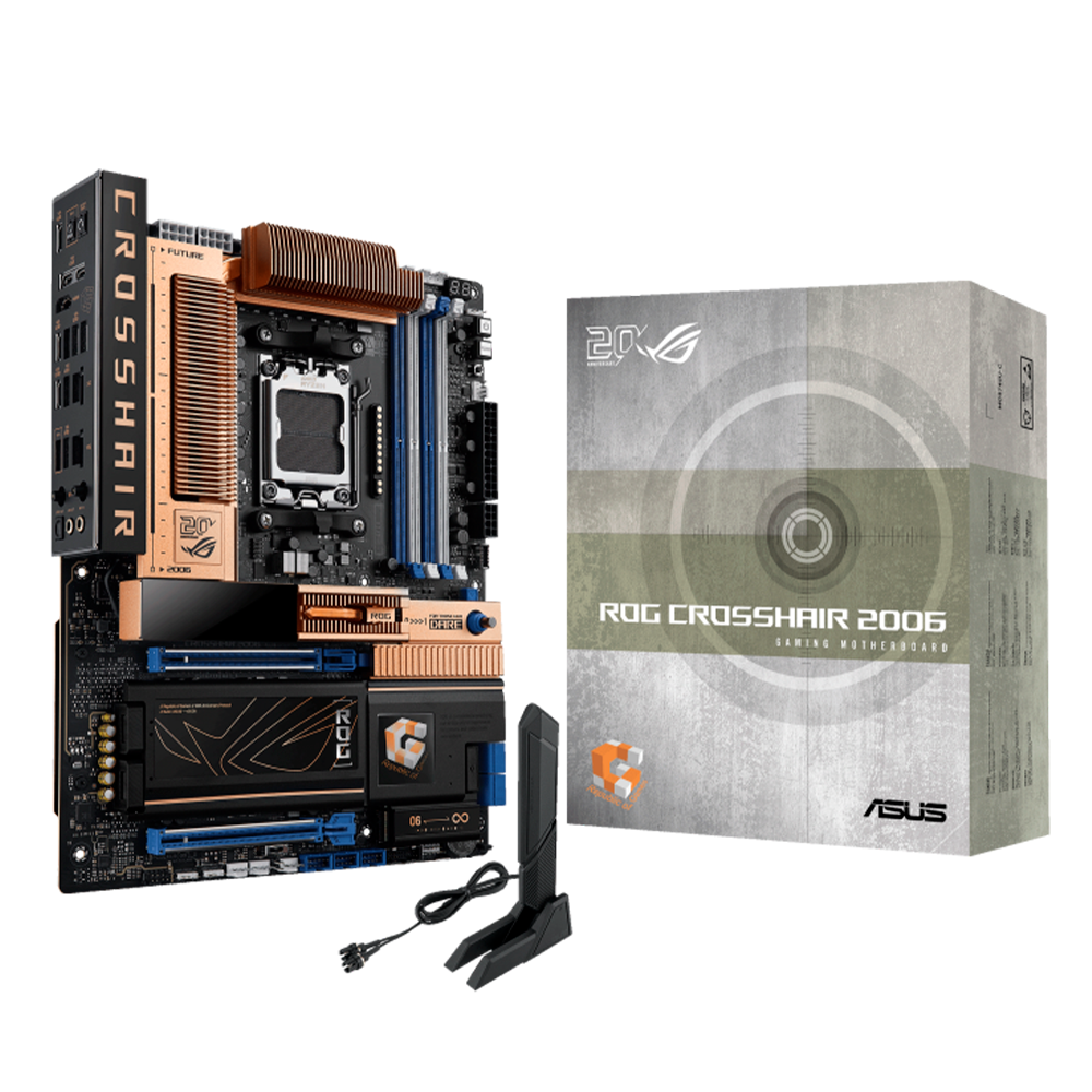 Tarjeta Madre Asus ROG Crosshair 2006 X870E, DDR7, Socket AM5, PCI-E 5.0