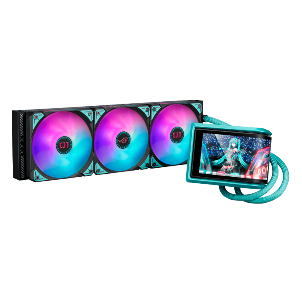 Enfriamiento Líquido ASUS ROG RYUO IV 360 Hatsune Miku Edition | ARGB | Pantalla AMOLED