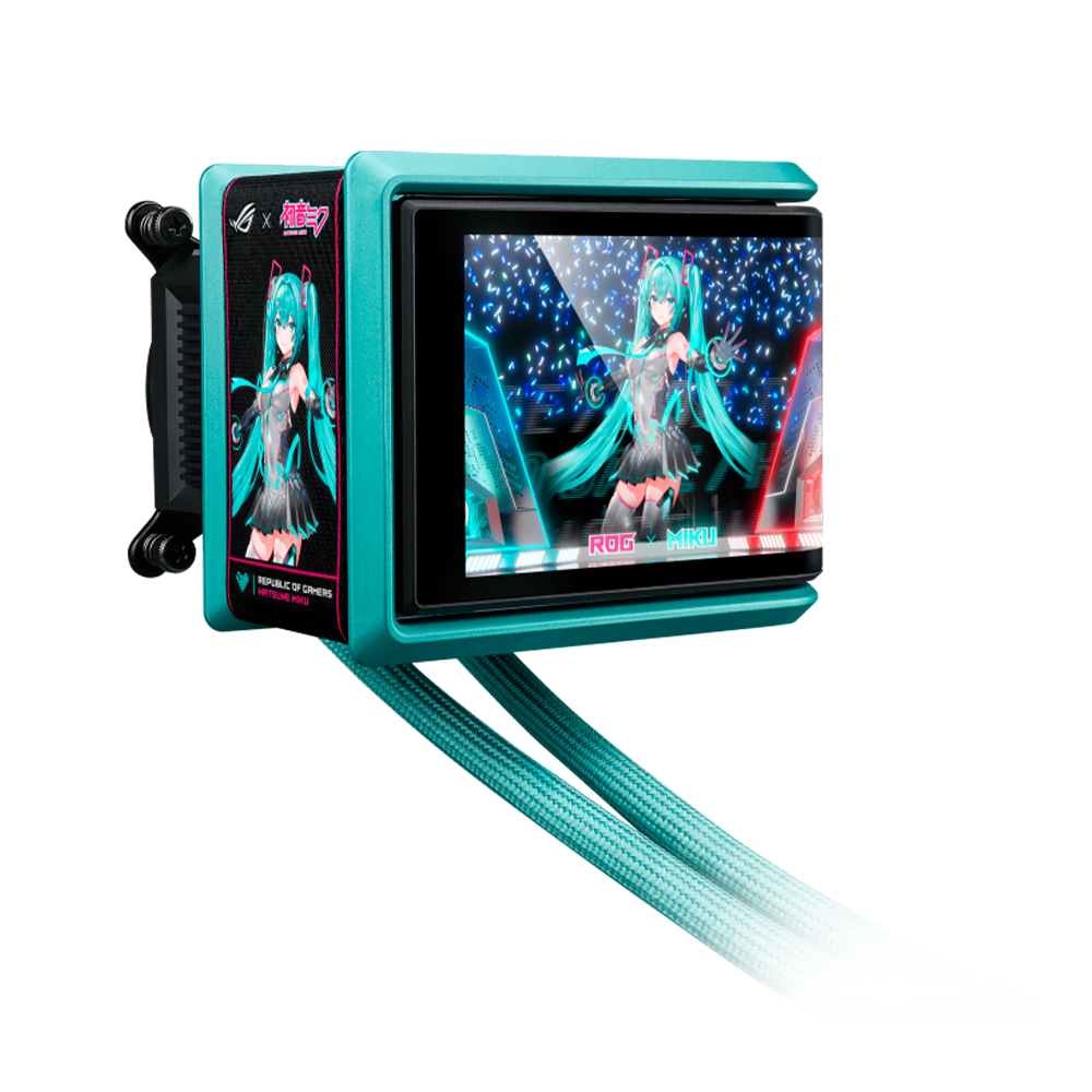 Enfriamiento Líquido ASUS ROG RYUO IV 360 Hatsune Miku Edition | ARGB | Pantalla AMOLED