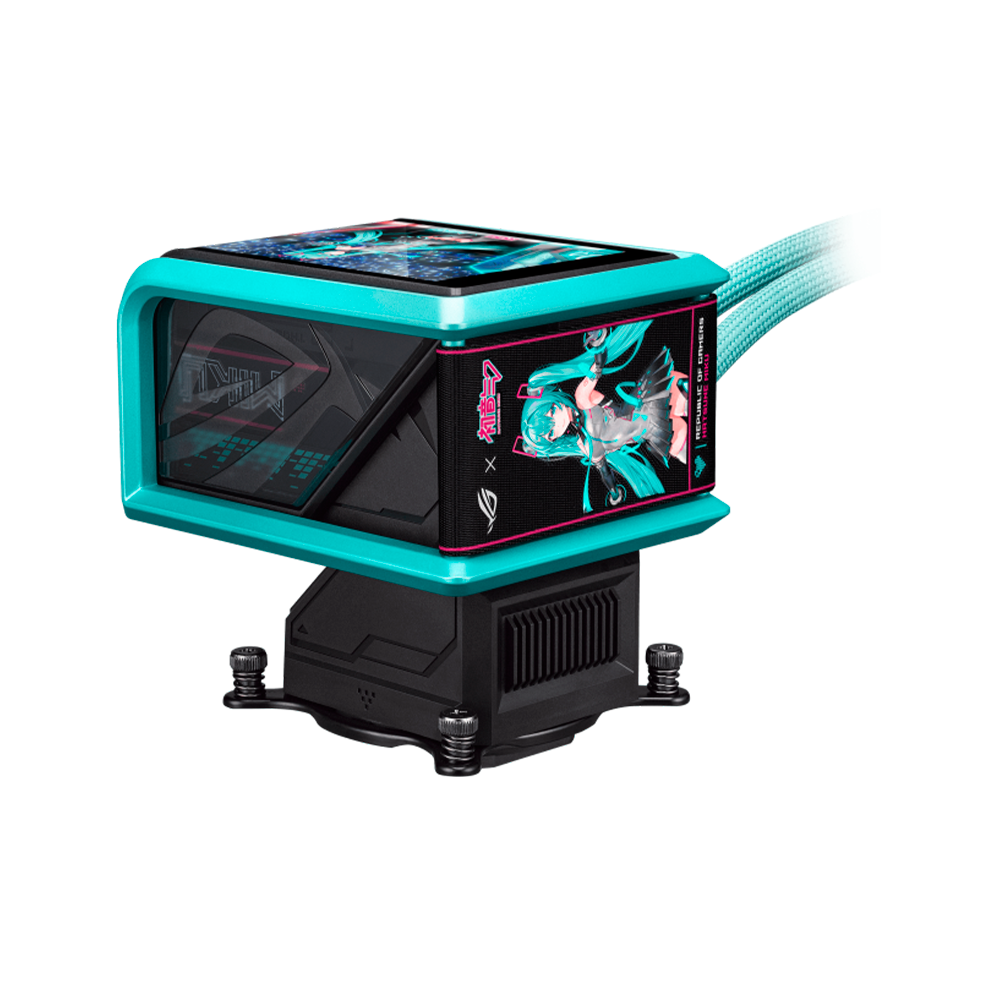 Enfriamiento Líquido ASUS ROG RYUO IV 360 Hatsune Miku Edition | ARGB | Pantalla AMOLED