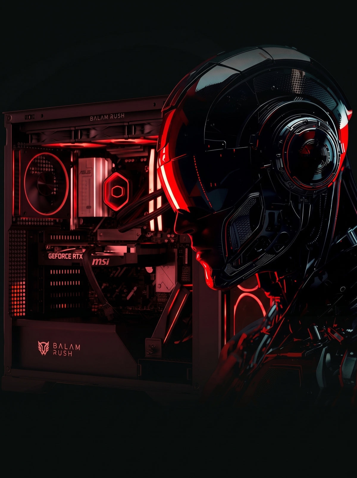 Computadora Demon - Ryzen 5 9600X - 32GB RAM DDR5 - RTX 5070 12GB - 1TB SSD NVME