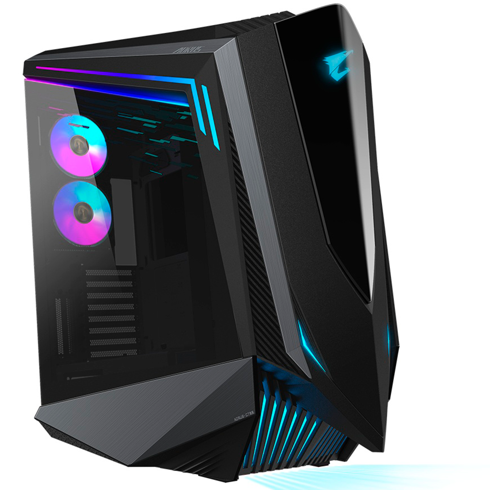 Gabinete AORUS C700 Glass RGB- ATX- Incluye 5 Ventiladores- Negro