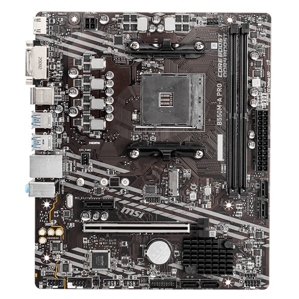 Tarjeta Madre MSI B550M-A PRO- S-AM4- Micro ATX- Compatible con DDR4