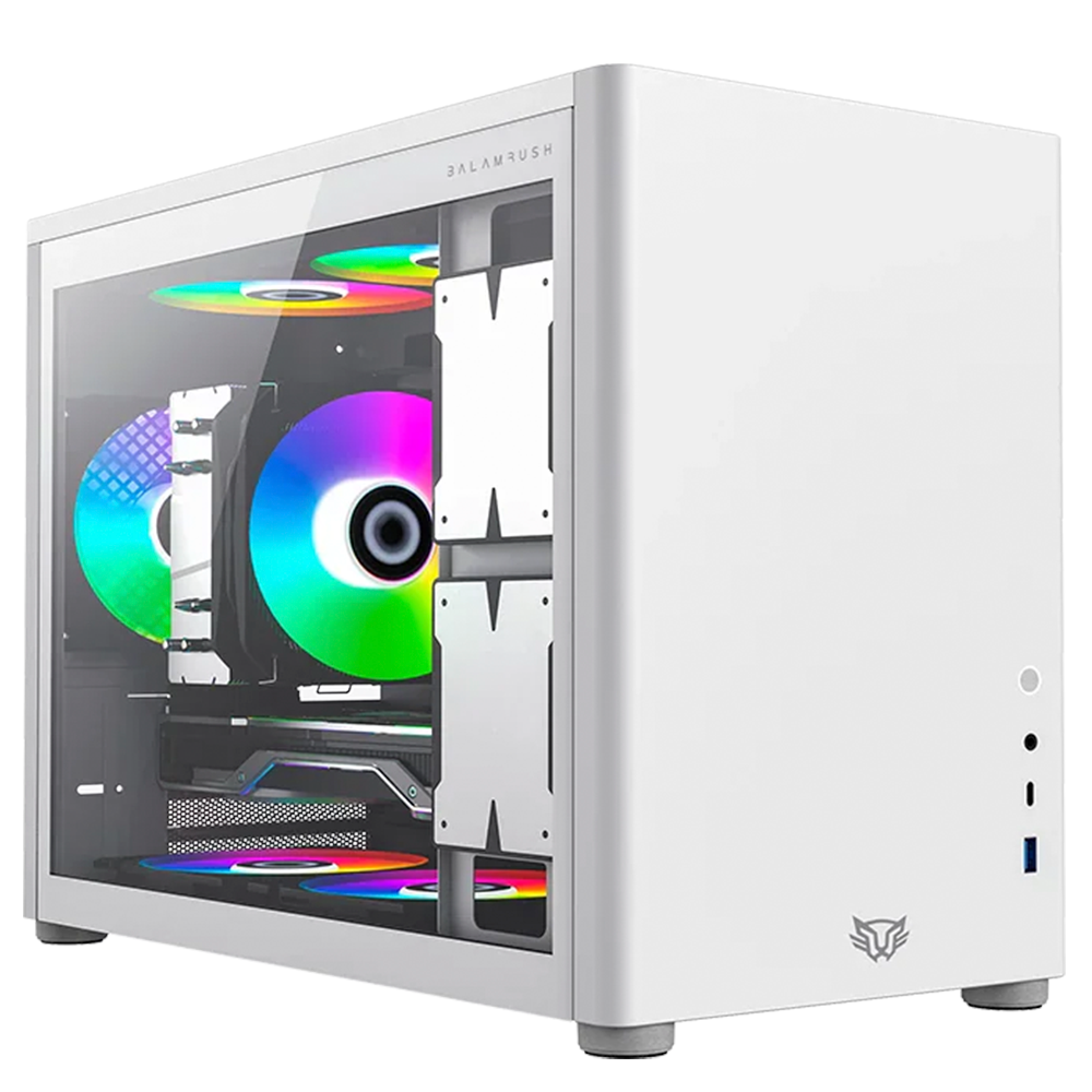 Gabinete Balam Rush Eris Frost GI985- Micro ATX- Blanco