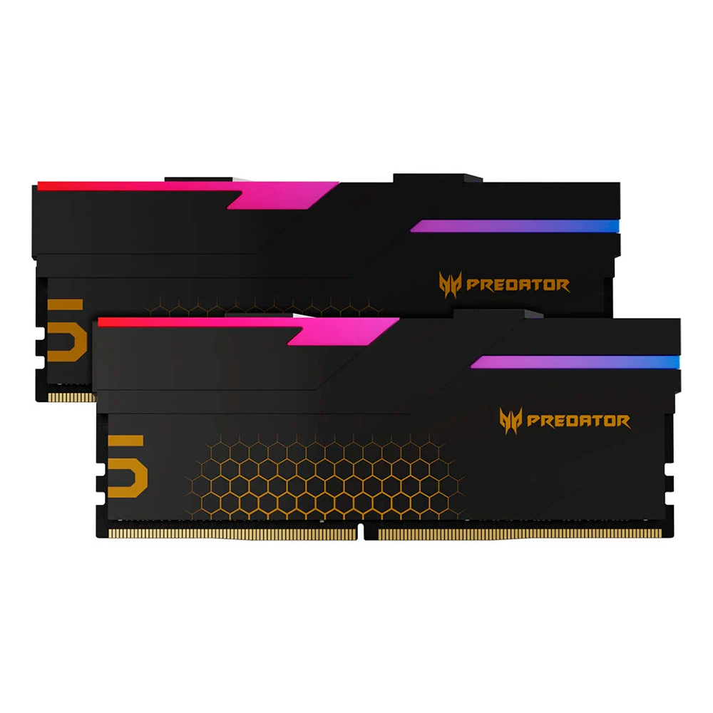 Kit Memoria RAM PREDATOR Hermes DDR5- 7200MHz- 32GB - 2 x 16GB Negro
