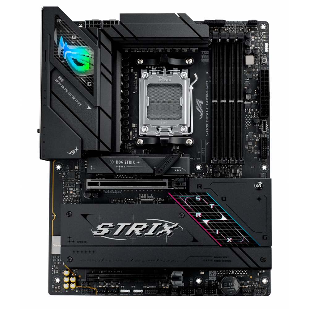 Tarjeta Madre ASUS ROG STRIX B850-F GAMING WIFI- S-AM5- ATX- Compatible con DDR5