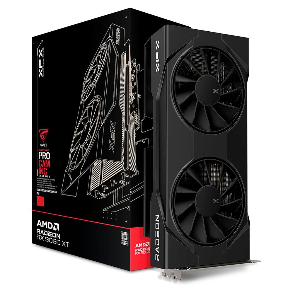 Tarjeta de Video XFX AMD Radeon RX 9070 XT SPEEDSTER SWIFT TRIPLE FAN 16GB