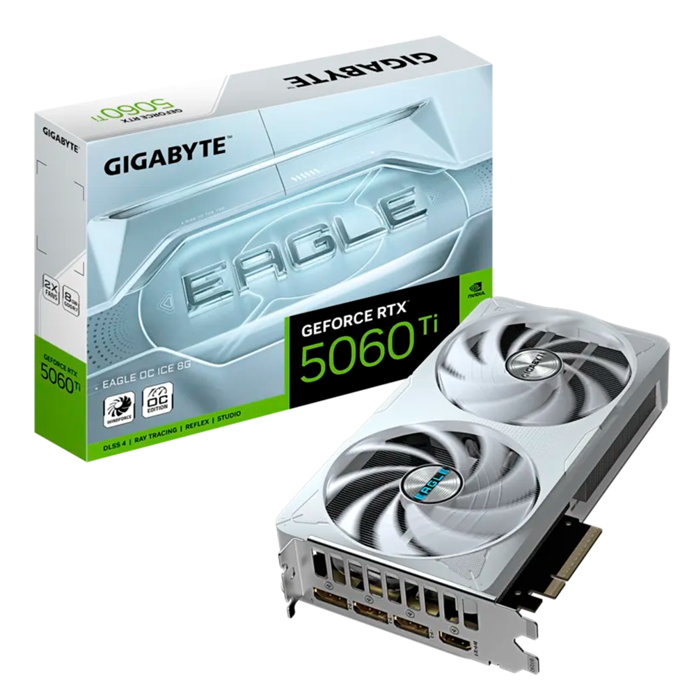 Tarjeta de Video GeForce RTX 5060 Ti EAGLE OC ICE 8GB