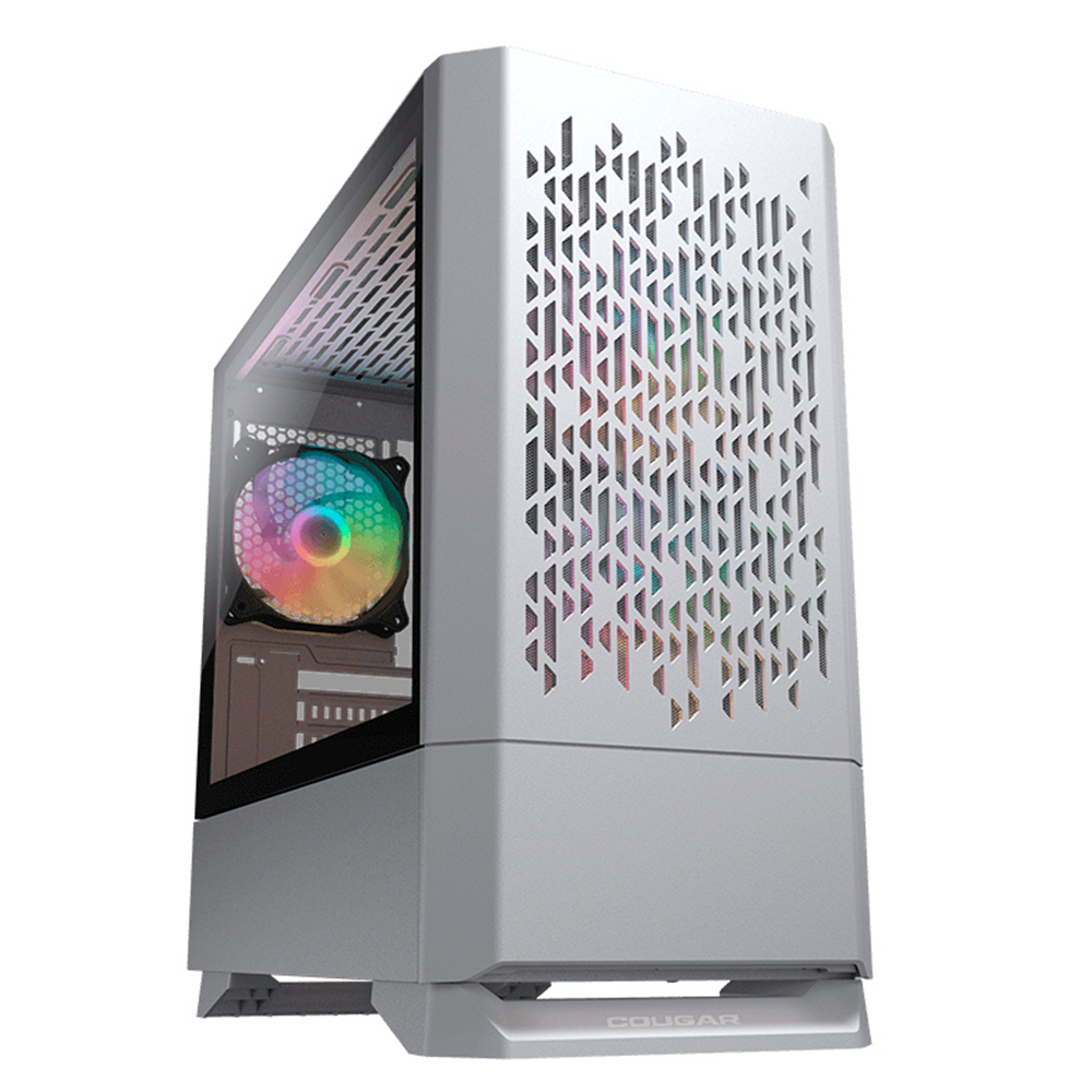 Gabinete Cougar MG140 Air RGB - Micro ATX - Blanco