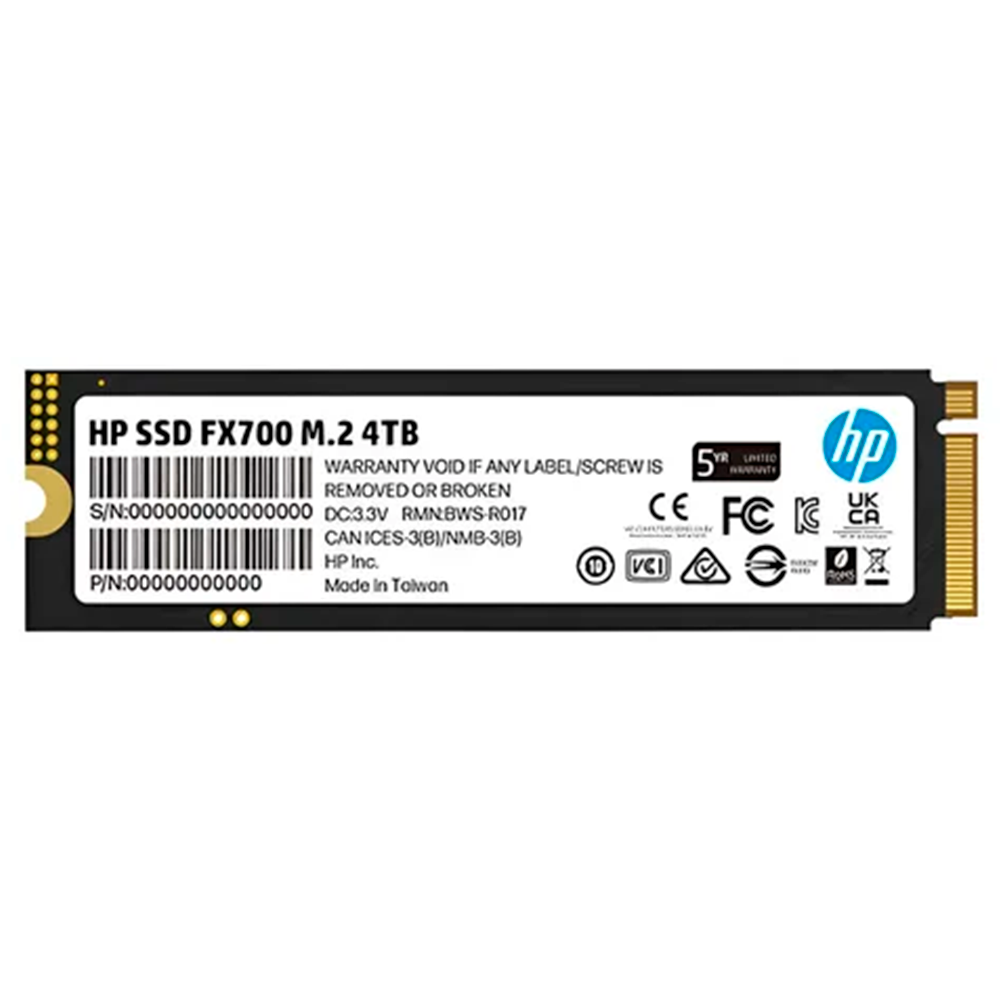 Unidad de estado solido M.2 HP FX700- 4TB