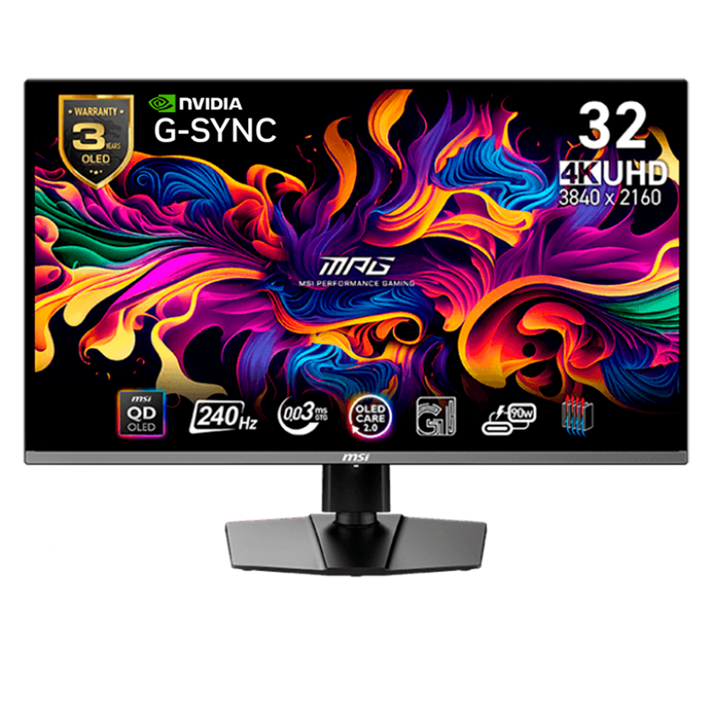 Monitor Gamer MSI MPG 321URX QD-OLED 32" 3840x2160 UHD 240Hz