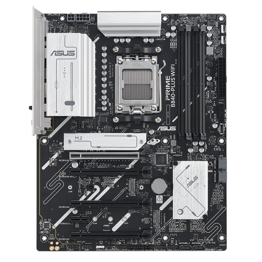 Tarjeta Madre ASUS PRIME B840-PLUS WIFI - AM5 - ATX- Compatible con DDR5