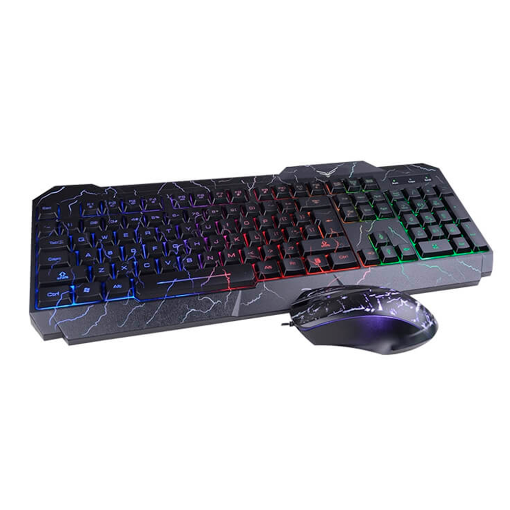 Kit Gamer de Teclado y Mouse Naceb NA-633 Alambrico USB - Negro