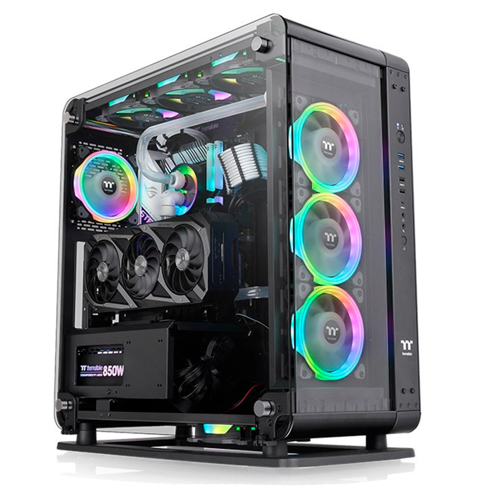 Gabinete Thermaltake Core P6 TG- ATX- Negro
