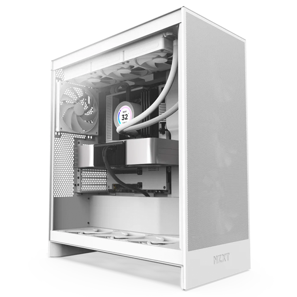 Gabinete NZXT H7 Flow- ATX- Blanco